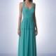 Bill Levkoff 990 Ruched Halter Bridesmaid Gown - Brand Prom Dresses