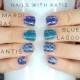 Color Street Is 100% Nail Polish Strips That Can Be Applied In Minutes With No Tools And No Dry Time. This Manicure Includes: Mardi Gras, Blue Lago… 