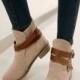 Fashion Buckle Strap Ankle Boots For Women
