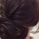 Très Joli Chignon !!! Http://eroticwadewisdom.tumblr.com/post/157382861187/hairstyle-ideas-hair-styling-ideas-with-braids #weddingmakeup 