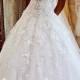 Amazing Tulle Off-the-shoulder Neckline A-line Wedding Dresses With Lace Appliques