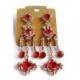Helens Heart Earrings JE-X005203-S-Red Helen's Heart Earrings - Rich Your Wedding Day
