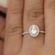 Oval 7x5mm Moissanite Brilliant Engagement Ring Wedding Ring 