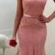 Pink One Shoulder Crystal Beaded Illusion Sashes Plus #prom #promdress #dress #eveningdress #evening #fashion #love #shopping #art #dress #women #m… 