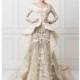 Maison Yeya 2017 Outfit Royal Train Champagne Mermaid Illusion Long Sleeves Lace Winter Appliques Wedding Dress - Rich Your Wedding Day