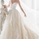 Nicole 2018 NIAB18087 Chapel Train Open Back Sweet Nude Sleeveless Spaghetti Straps Lace Princess Ruffle Wedding Dress - Robes de mariée France