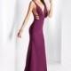 Clarisse - 3404 Sleeveless Deep V-neck Sheath Dress - Designer Party Dress & Formal Gown