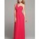 Alfred Angelo 7257L One Shoulder Long Bridesmaid Dress - Brand Prom Dresses