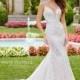 Sophia Tolli spring 2018 118252 Pavane Fit & Flare Ivory Open Back Beading Lace Spaghetti Straps Chapel Train Dress For Bride - Charming Wedding Party Dresses
