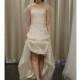Kelima K - Spring 2013 - Souvenir d'un Paris Asymmetrical Silk and Lace Sheath Wedding Dress - Stunning Cheap Wedding Dresses
