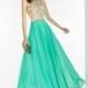 Alyce Paris Prom - 6526 Beaded Open Back Long Gown - Designer Party Dress & Formal Gown