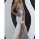 Jasz Red Carpet 4969 High Low Feather Dress - Brand Prom Dresses