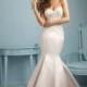 Allure Bridals 9221 Satin Mermaid Wedding Dress - Crazy Sale Bridal Dresses