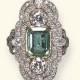 Belle Epoque Emerald Ring. Auctioned At Christie's For $16,000 