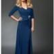 Daymor Couture - Ruched V-Neck A-Line Gown 1023 - Designer Party Dress & Formal Gown
