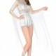 Mac Duggal - 40783M Fitted Illusion Fringe Romper - Designer Party Dress & Formal Gown