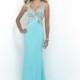 Blush 9956 Gown with Cut Outs - Brand Prom Dresses