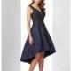 Social Occasions by Mon Cheri - 217854 Textured Brocade Hi-Low Dress - Designer Party Dress & Formal Gown