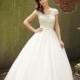 Allure Bridals 9100 Beaded Beaded Cap Sleeve Ball Gown Wedding Dress - Crazy Sale Bridal Dresses