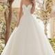 Voyage by Mori Lee 6831 Satin Bodice Tulle Skirt Ball Gown Wedding Dress - Crazy Sale Bridal Dresses