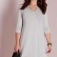 Must-have Oversized Vogue Simple Ruffle Slimming Spring 9/10 Sleeves Dress - Bonny YZOZO Boutique Store