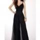 Claudine for Alyce Prom Unique Silky Chiffon Jumpsuit 2141 - Brand Prom Dresses