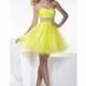 Hannah S Strapless Tulle Short Party Dress 27666 by House of Wu - Brand Prom Dresses