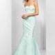 Clarisse - 3415 Floral Semi-Sweetheart Mermaid Dress - Designer Party Dress & Formal Gown
