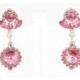 Helens Heart Earrings JE-X002862-S-Pink Helen's Heart Earrings - Rich Your Wedding Day