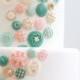 Edible Buttons Cake Decor. I Don't Think I Would Do This For A Wedding Cake But It's So Cute! 