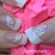 Bow Tip Nail Art Water Transfer Nails Decal Y980