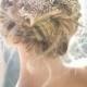 Gold, Antique Gold, Silver, Rose Gold Boho Headpiece, Opal Flower Hair Crown, Hair Vine Wreath, Wedding Headband - 'ZOYA'