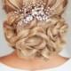 Wedding Hair Clip Bridal Headdress Bridal Hair Comb Bridal Hair Piece Rhinestone Bridal Hair Decorative Clip Bridal Headpiece Pearly Comb