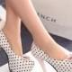 Womens Polka Dot Bowknot Pumps Hidden Platform Slim Stiletto High Heels Shoes #BrandNew #Stilettos 