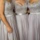 2014 Fashion Gray Silver Bling Chiffon Long Cheap By HedyDresses, $99.00  These!!! But Maybe In Navy Blue 