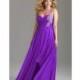 Night Moves Plus Sized One Shoulder Prom Dress 6513W - Brand Prom Dresses