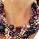 Image Result For Pink Braided Pearl Necklace 