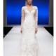 Mori Lee - Fall 2015 - Style 2725 Long Sleeve Lace Illusion Neckline Sheath Wedding Dress - Stunning Cheap Wedding Dresses