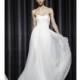 Pronovias - Fall 2012 - Strapless Organza A-Line Wedding Dress with a Sweetheart Neckline - Stunning Cheap Wedding Dresses