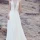 Maggie Sottero Maren - Sheath V-Neck Natural Floor Tulle Beading - Formal Bridesmaid Dresses 2018