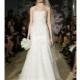 Carolina Herrera - Spring 2015 - Clementine Strapless Embroidered Tulle Trumpet Gown - Stunning Cheap Wedding Dresses