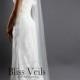 Thin Narrow Veil - Sheer Veil - Slim Veil - One Tier - Raw Edge - Chapel Length - Available in 10 Sizes and 11 Colors - Fast Shipping