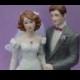 Vintage cake topper / Wedding cake topper / Anniversary Bride & Groom / Wedding Topper / Wedding couple topper