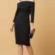 Fall 2017 new ladies sexy slim strapless a-neck long sleeve dress - Bonny YZOZO Boutique Store