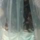 Ivory 30" wedding veil with scattered Swarovski Crystals 1 Tier. FREE UK POSTAGE
