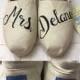 Mrs Wedding Pearl Toms. FREE CUSTOMIZATION. [Ivory Shoes] Wedding Toms 