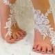 Beach wedding shoes, Barefoot sandals, Wedding Accessories, Wedding Gift, Lace Wedding Shoes, Wedding Barefoot Sandals, Beach Shoes
