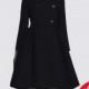 Slimming A-line High Waisted 9/10 Sleeves Black Mini Dress Dress - Bonny YZOZO Boutique Store