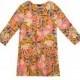 Vogue Sweet Printed Scoop Neck Floral Summer 9/10 Sleeves Dress - Bonny YZOZO Boutique Store
