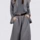 Vogue Lattice Outfit Twinset Suit Flare Trouser - Bonny YZOZO Boutique Store